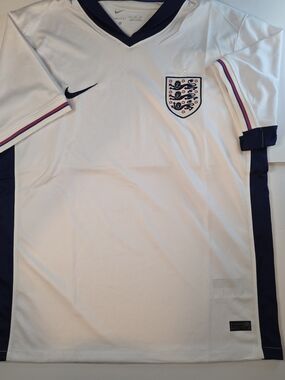 Offical Nike England White Home Soccer Jersey 2024 Size 2X